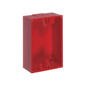 Caja trasera de montaje color rojo para estac