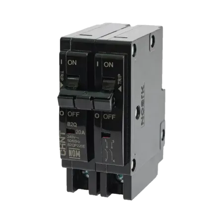 Interruptor Termomagnético Enchufable, Serie: B2Q,