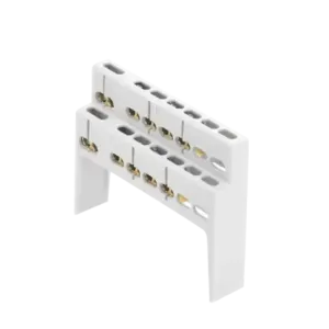 Soporte + Barra de Conexion 8 MOD 8+2 ENTR. IP40