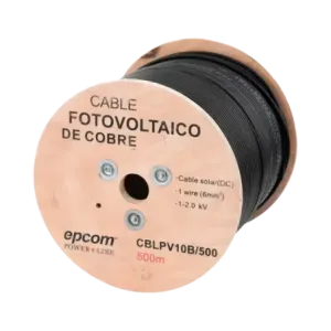 Carrete de 500 MetrosCable Fotovoltaico Negro6mm²
