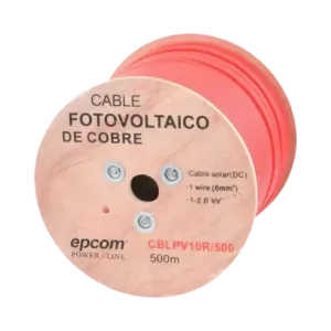 Carrete de 500 MetrosCable Fotovoltaico Rojo Mater