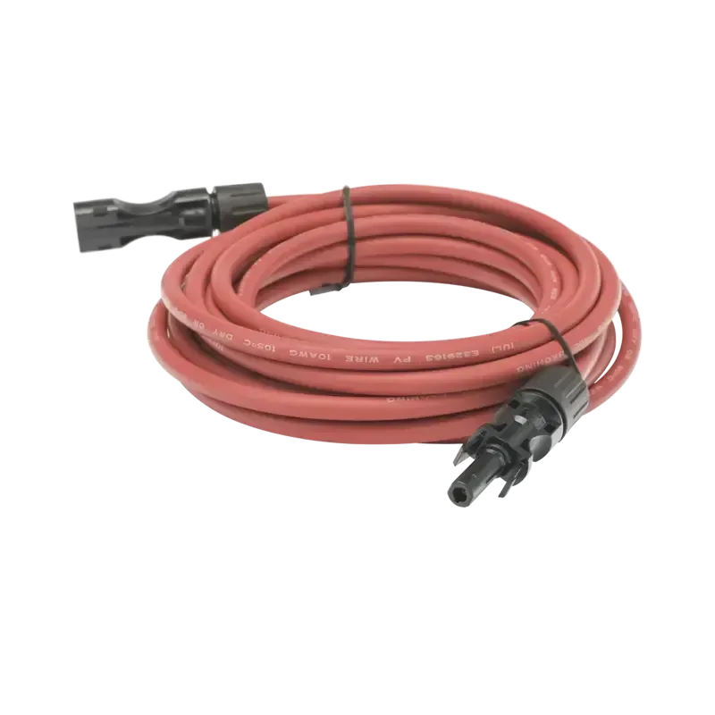 Cable Fotovoltaico, 2.5 m, Rojo, Calibre 10 AWG co Cable Fotovoltaico, 2.5 m, Rojo, Calibre 10 AWG co