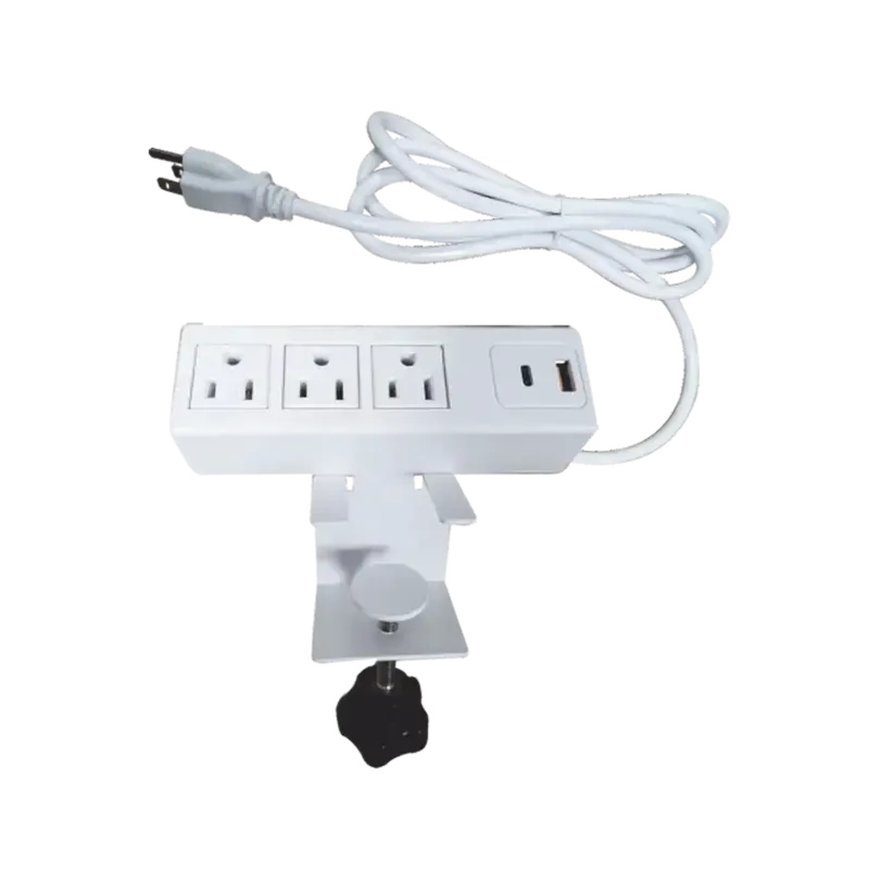 Tomacorriente para EscritorioCuenta con Bracket Aj Tomacorriente para EscritorioCuenta con Bracket Aj