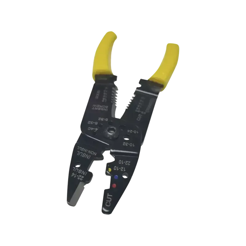 Pinza CortacablesPelacables 10 a 22 AWG con Plegad Pinza CortacablesPelacables 10 a 22 AWG con Plegad