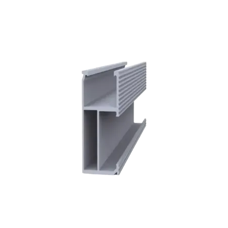 Riel 8 para montaje de módulos fotovoltaicos de al