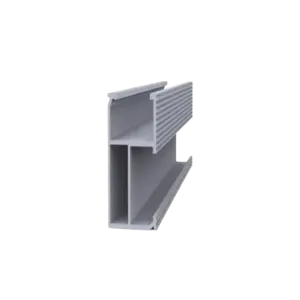 Riel 8 para montaje de módulos fotovoltaicos de al