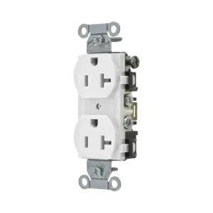 Contacto Dúplex 20 A, 125 V,  2 Polos, 3 Hilos, Ca