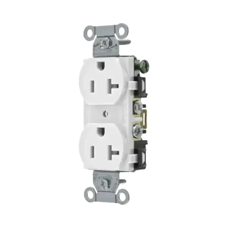 Contacto Dúplex 20 A, 125 V,  2 Polos, 3 Hilos, Ca