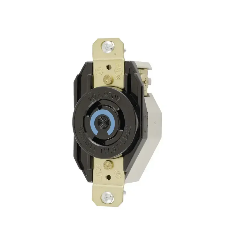 Receptáculo de Media Vuelta Industrial para Empotr Receptáculo de Media Vuelta Industrial para Empotr