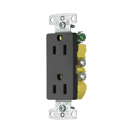 Contacto Duplex Decorador 15A 125V2 Polos 3 Hilos/