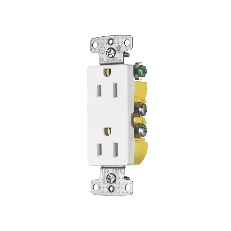 Contacto Duplex Decorador 15A 125V, 2 Polos, 3 Hil Contacto Duplex Decorador 15A 125V, 2 Polos, 3 Hil