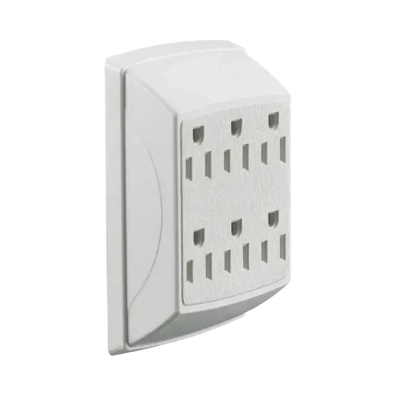 Multicontacto Dúplex con 6 Salidas/ 15 A 125 V CA/ Multicontacto Dúplex con 6 Salidas/ 15 A 125 V CA/