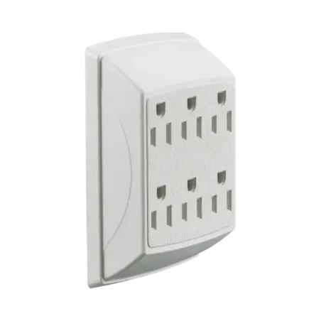 Multicontacto Dúplex con 6 Salidas/ 15 A 125 V CA/