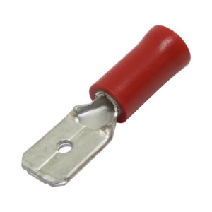 Terminal tipo macho aislada - 22 - 16 AWG - R