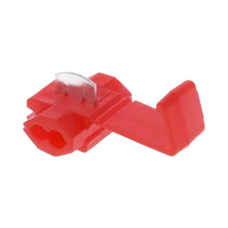 Terminal tipo almeja - 22 - 18 AWG - Rojo - P