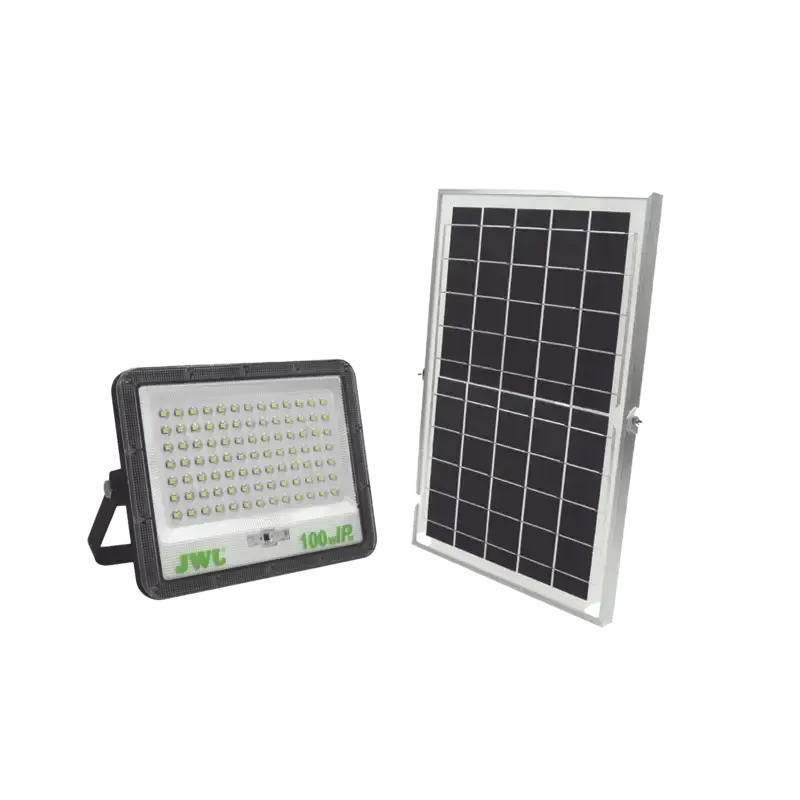 Reflector de  100 W con Panel Solar Batería 3.2  V Reflector de  100 W con Panel Solar Batería 3.2  V