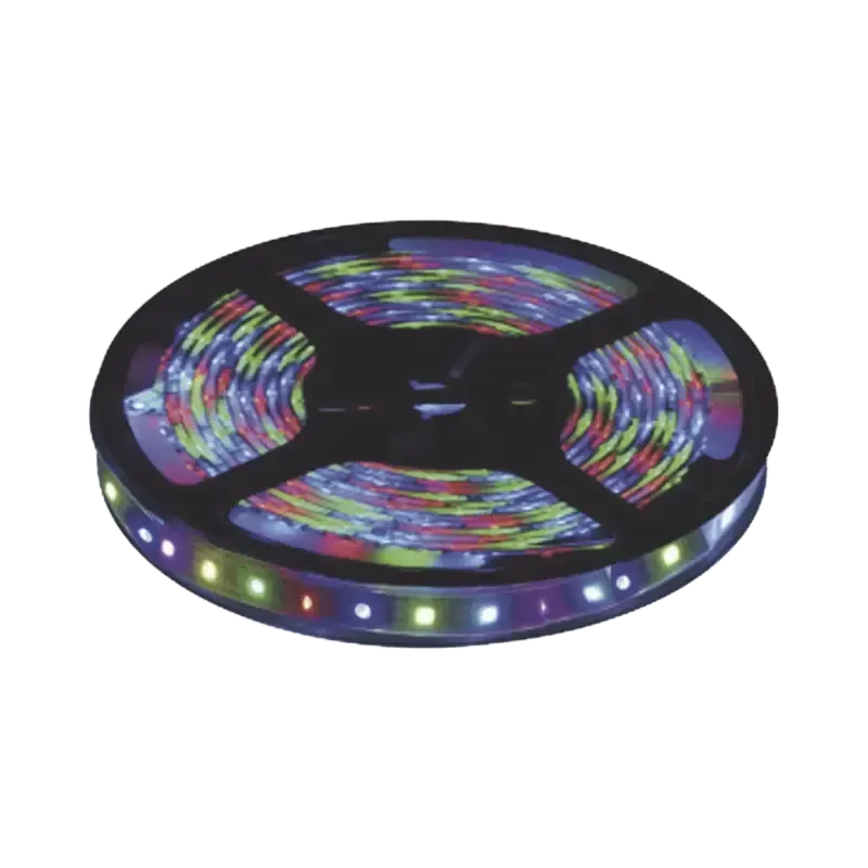 Tira Led Multicolor de 5 mUso ExteriorPotencia 22 Tira Led Multicolor de 5 mUso ExteriorPotencia 22