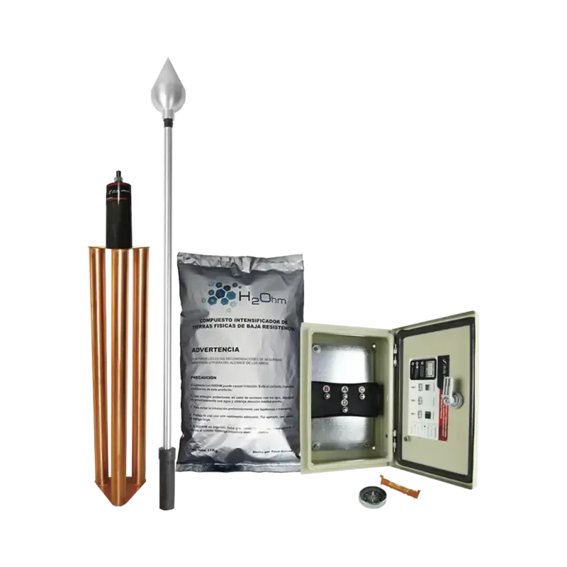 Kit de Pararrayo con Punta en Aluminio con Diámetr Kit de Pararrayo con Punta en Aluminio con Diámetr