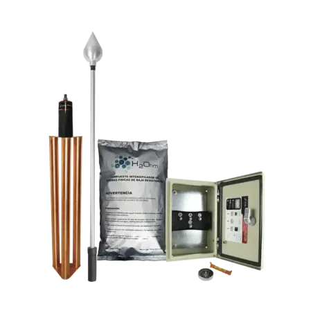 Kit de Pararrayo con Punta en Aluminio con Diámetr