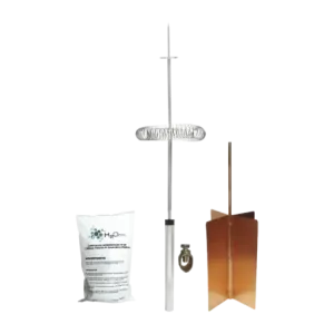 Kit Básico de Pararrayo con Punta Dipolo y Electro