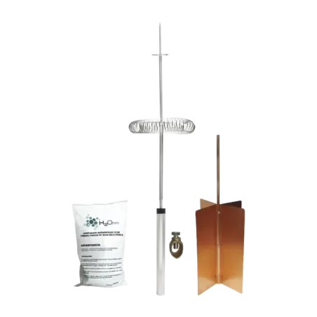 Kit Básico de Pararrayo con Punta Dipolo y Electro