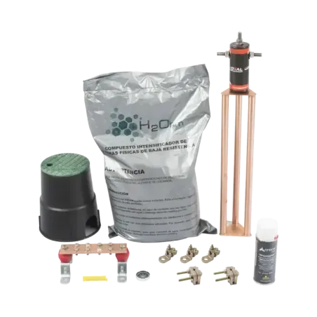 Kit de tierra física modelo TG45AB con Electrodo M