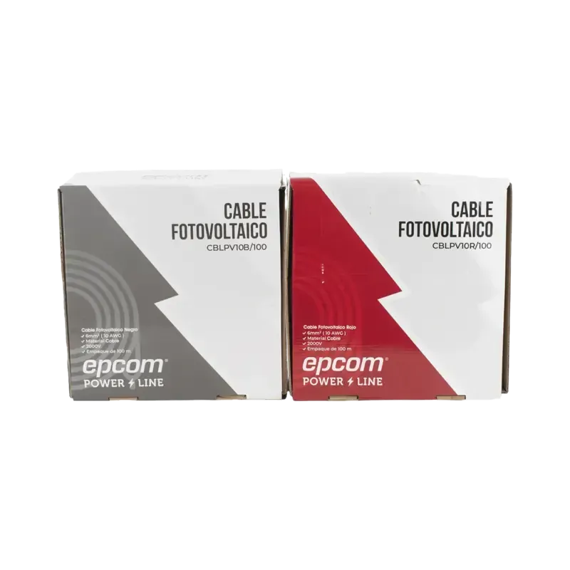 Kit de 2 rollos de 100 metros de cable fotovoltaic Kit de 2 rollos de 100 metros de cable fotovoltaic