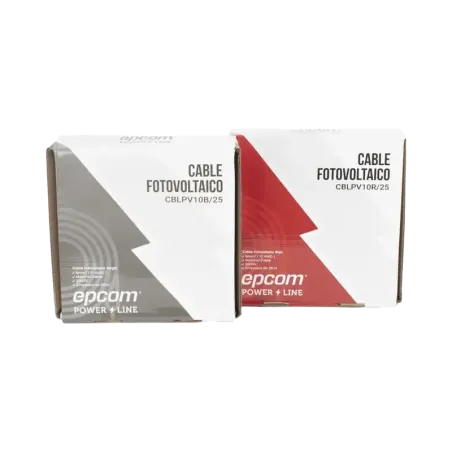 Kit de 2 rollos de 25 metros de cable fotovoltaico