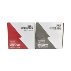 Kit de 2 rollos de 50 metros de cable fotovoltaico