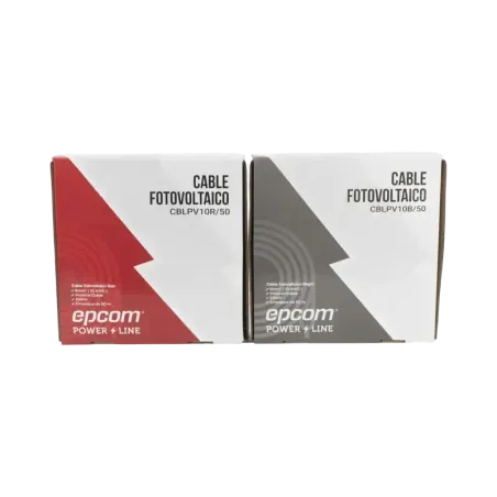 Kit de 2 rollos de 50 metros de cable fotovoltaico