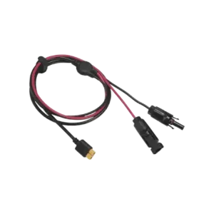 Cable 2.5 m, Negro, Calibre 12 AWG con Terminales