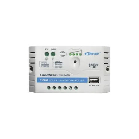 Controlador Solar PWM 12/24 V 10 A, Salida USB