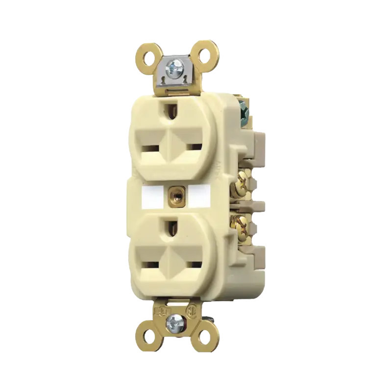 Contacto Dúplex 15 A 250 V - 2 Polos 3 Hilos Contacto Dúplex 15 A 250 V - 2 Polos 3 Hilos