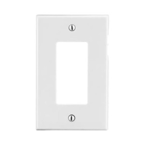 Tapa para Contacto Rectangular Color Blanco