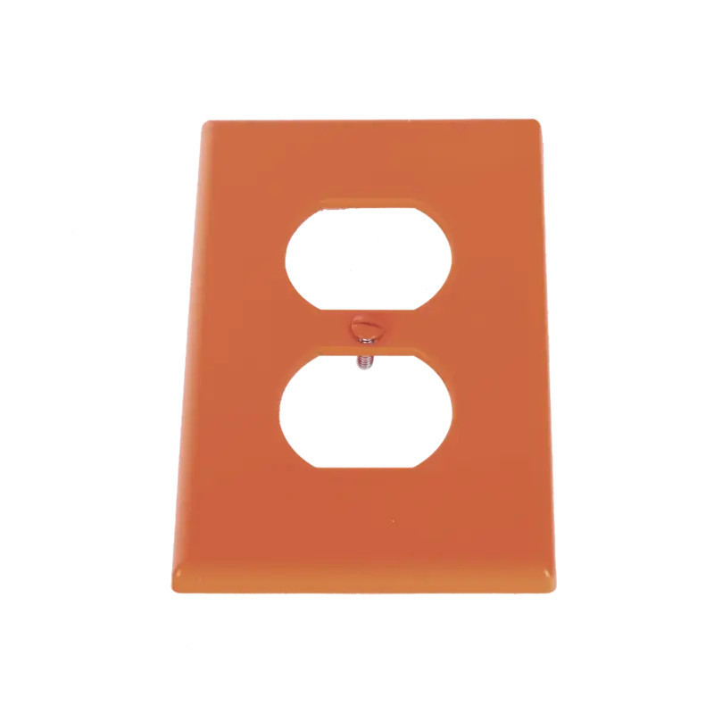 Tapa para Contacto Dúplex Color naranja Tapa para Contacto Dúplex Color naranja