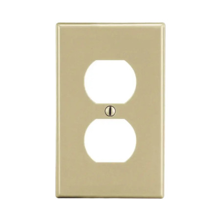 Placa de Pared para Contacto Duplex Color Mar