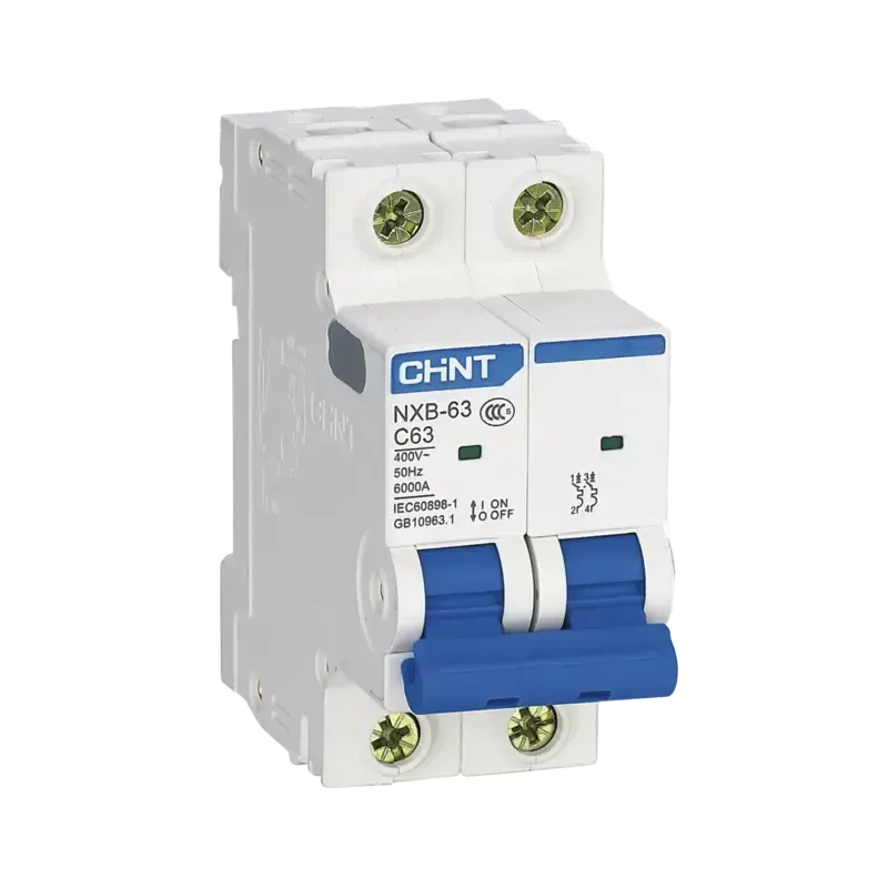 Pastilla para Riel Din, 2 Polos, 16 Amp, Vca:110/4 Pastilla para Riel Din, 2 Polos, 16 Amp, Vca:110/4