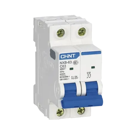 Pastilla para Riel Din, 2 Polo, 63 Amp, Vca:110/41