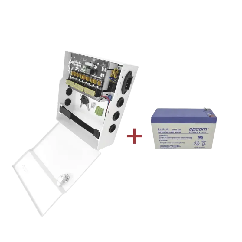 KitFuente PLK12DC8ABK + Batería incluída LK712 KitFuente PLK12DC8ABK + Batería incluída LK712