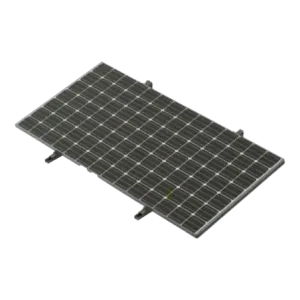 Montaje Para Piso de Concreto Para un Modulo Fotov