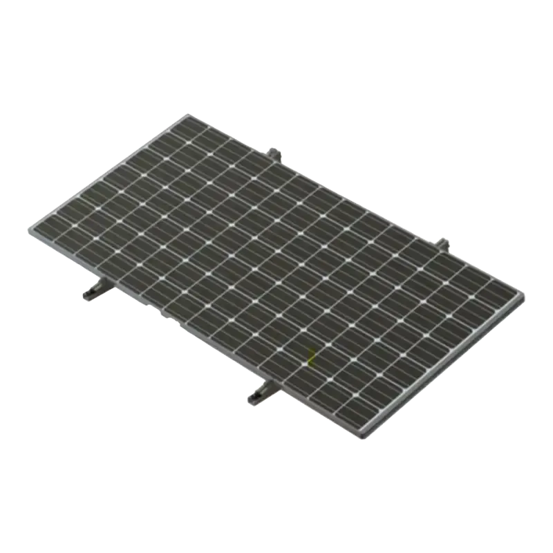 Montaje Para Piso de Concreto Para un Modulo Fotov Montaje Para Piso de Concreto Para un Modulo Fotov