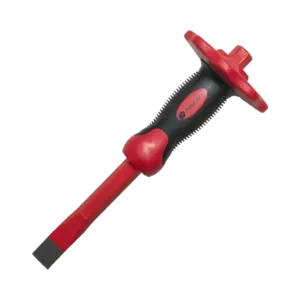 Cincel de Punta Plana con Protección para las Mano