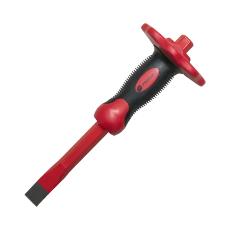 Cincel de Punta Plana con Protección para las Mano