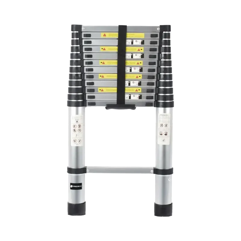 Escalera Telescópica de Aluminio de 3.8 Metros de Escalera Telescópica de Aluminio de 3.8 Metros de