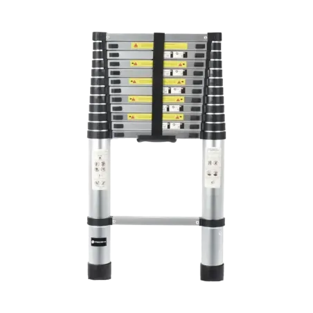 Escalera Telescópica de Aluminio de 3.8 Metros de