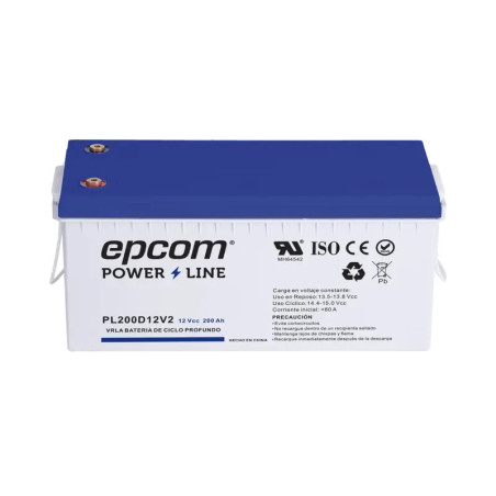 Batería 12 Vcc - 200 Ah - UL - Tecnología AGM