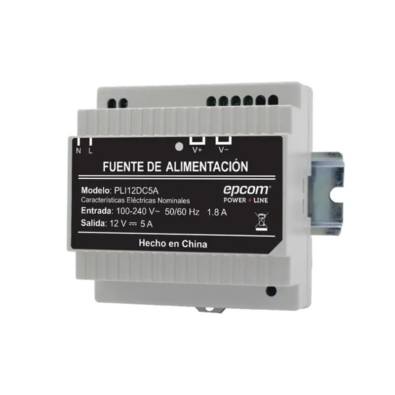 Fuente Industrial Epcom Power Line 12 Vcc 5Am Fuente Industrial Epcom Power Line 12 Vcc 5Am