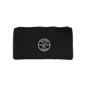 Estuche de Nylon negro con cierre tipo Zipper para