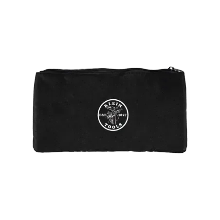 Estuche de Nylon negro con cierre tipo Zipper para