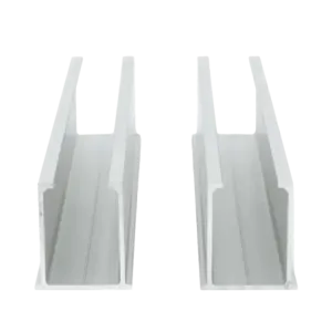 Juego de 2 Mini Rieles De Aluminio para Montaje de